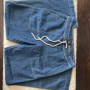 James Perse Wide Leg Blue Denim Jeans